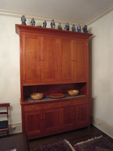 link to more images of hutch made by Welch Millwork and Design