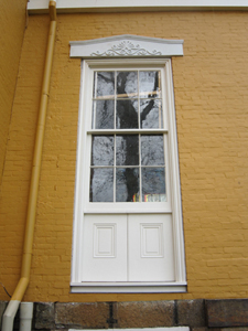 outside view of jib window replicated by Welch Millwork and Design
